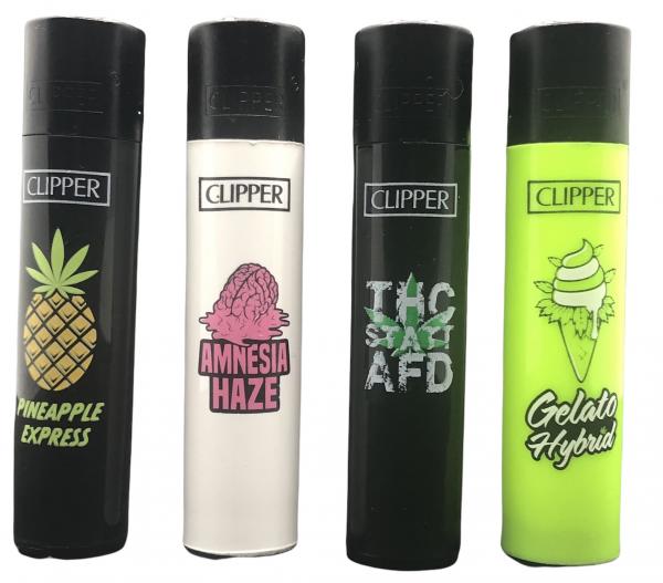 Clipper Feuerzeuge 420 Slogan - THC Statt AFD